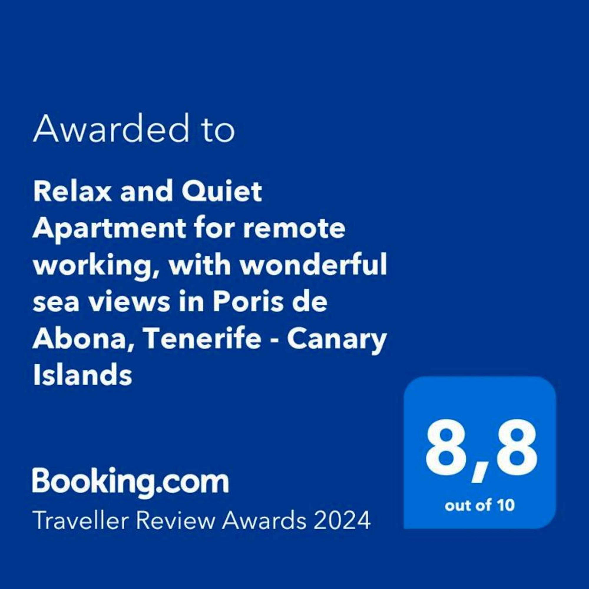 Relax And Quiet Apartment For Remote Working, With Wonderful Sea Views In Poris De Abona, Tenerife - Canary Islands Екстериор снимка